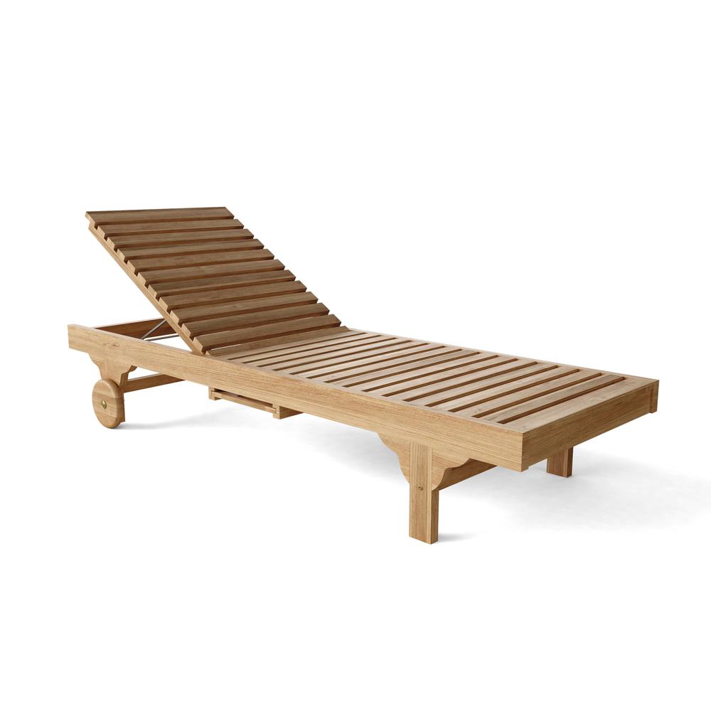 Capri Sun Lounger Adjusted Back & Side Tray. Picture 1