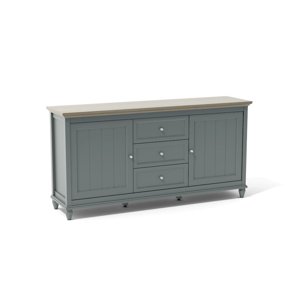 Chenon Sideboard - Grey & Brown. Picture 1
