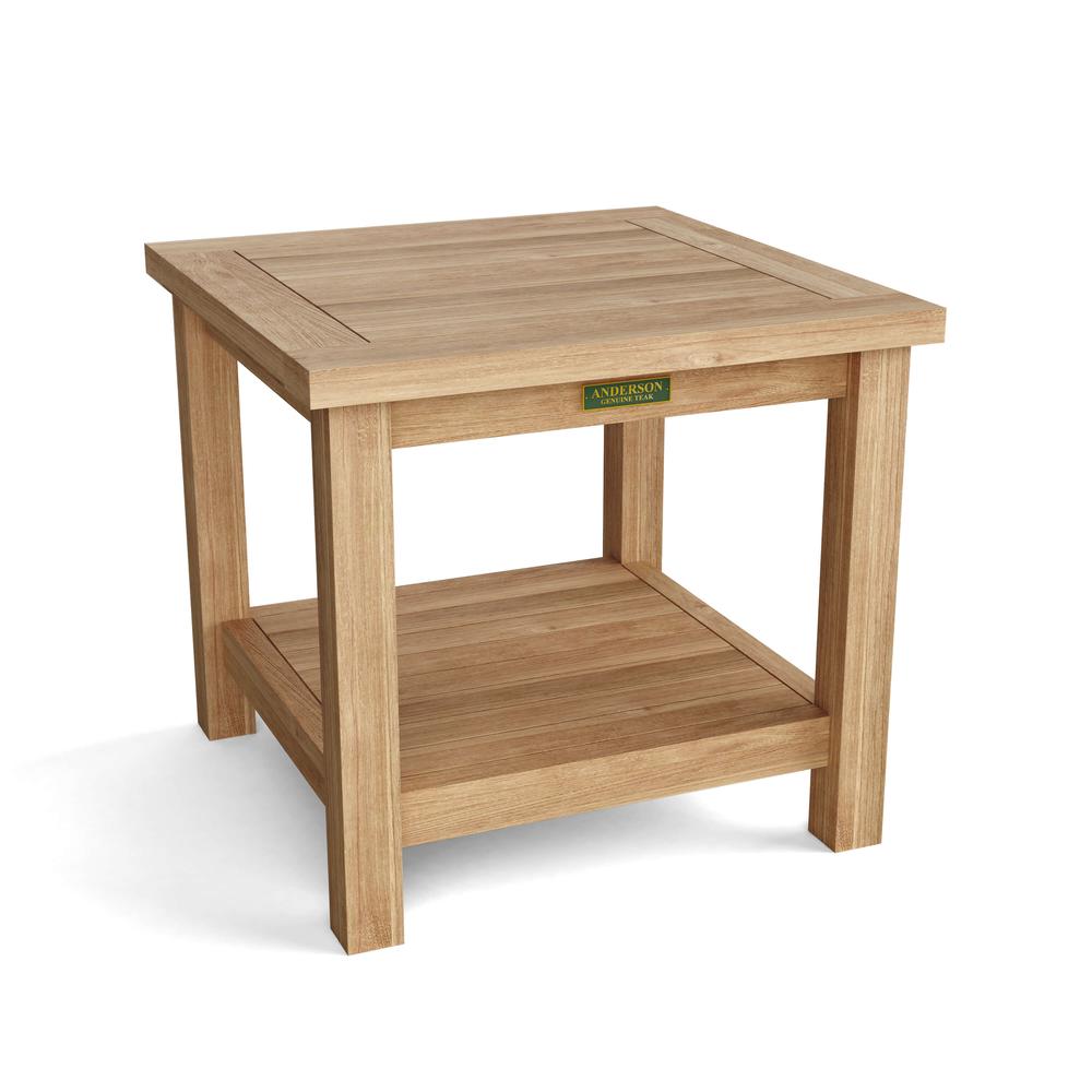 22" Square 2-Tier Side Table. Picture 1