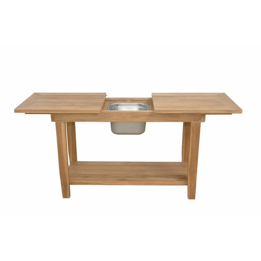 Nautilus Console Table w/ SS Container. Picture 3