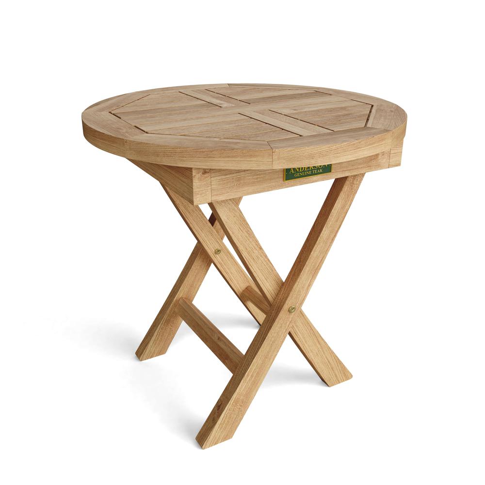 Bahama 20" Mini Side Round Folding Table. Picture 1