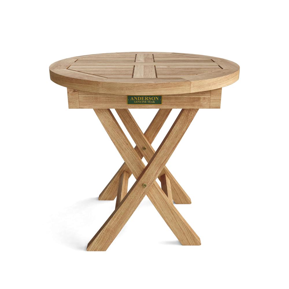 Bahama 20" Mini Side Round Folding Table. Picture 2