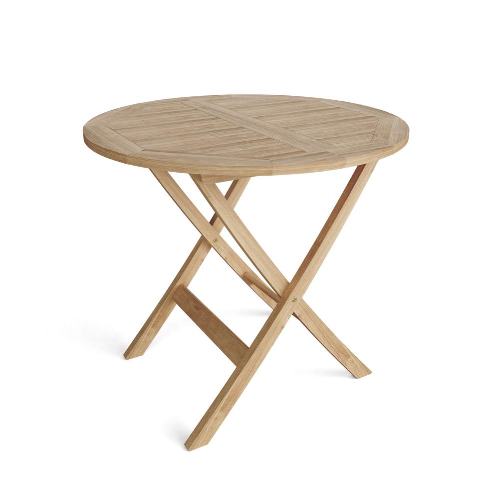 Windsor 31" Round Picnic Folding Table. Picture 1