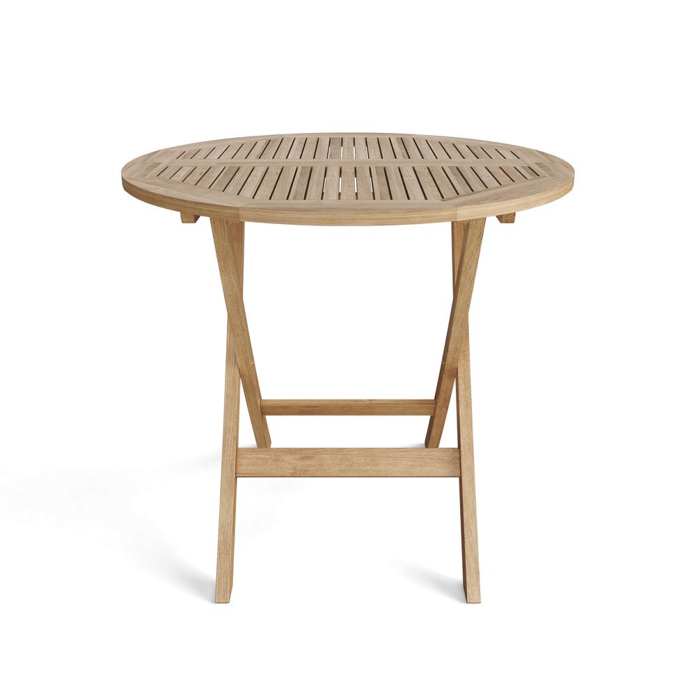 Windsor 31" Round Picnic Folding Table. Picture 3