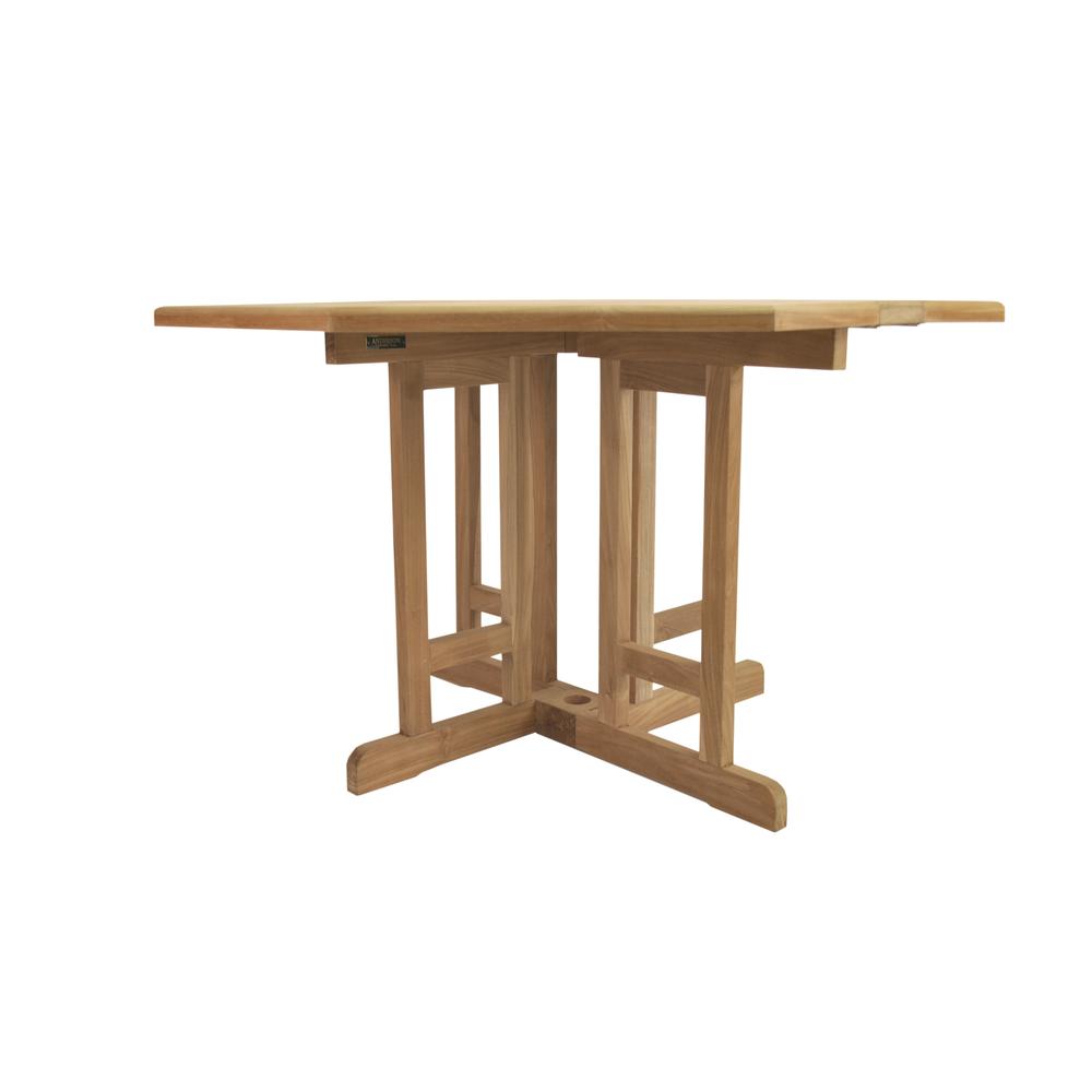 Butterfly 47" Octagonal Folding Table. Picture 1