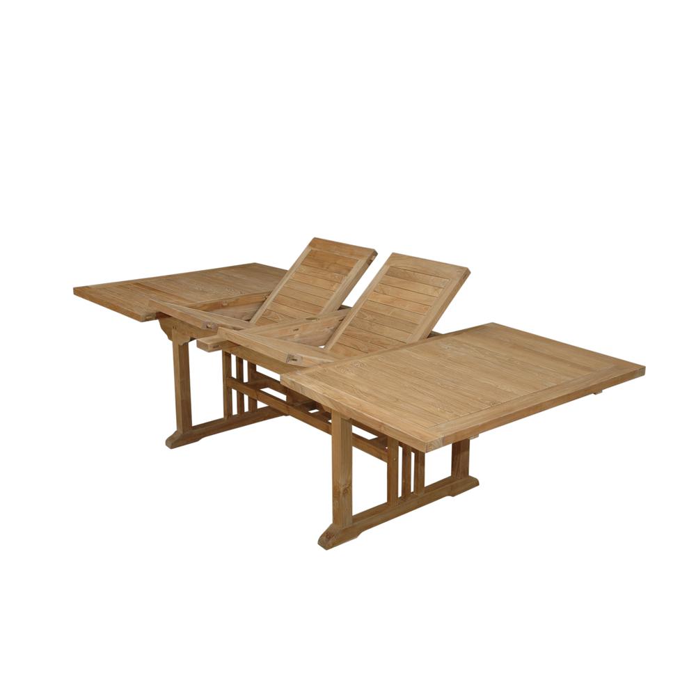 Sahara 106" Rectangular Double Ext. Table. Picture 1