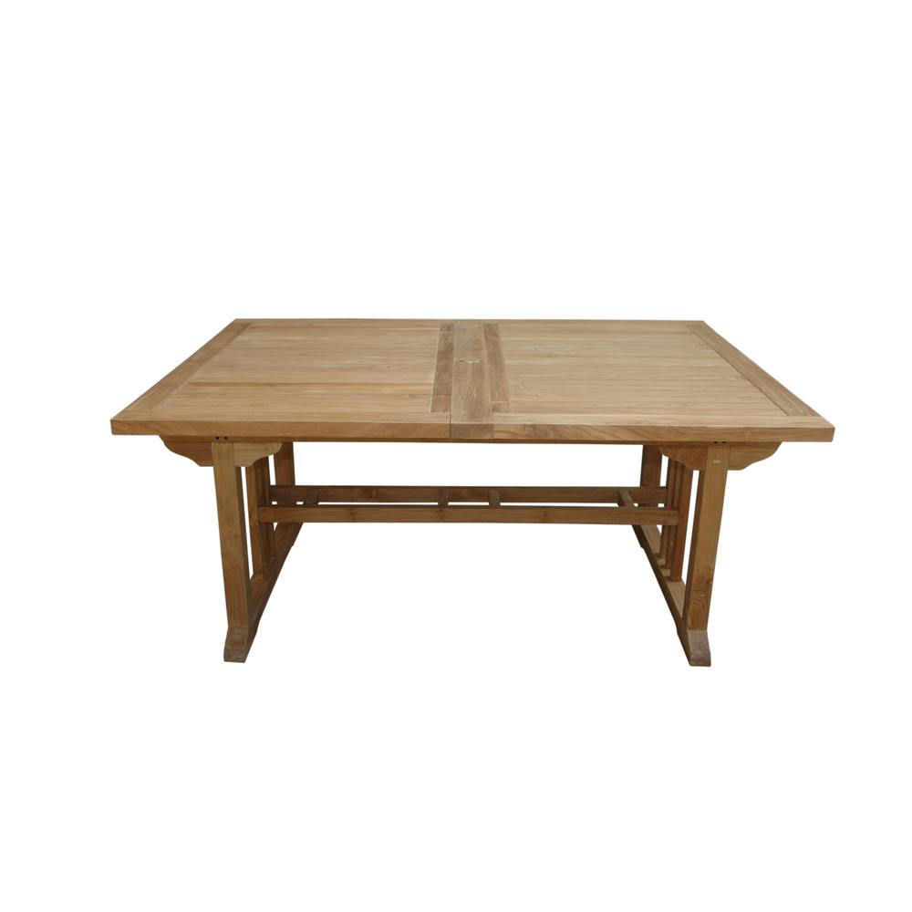Sahara 106" Rectangular Double Ext. Table. Picture 4