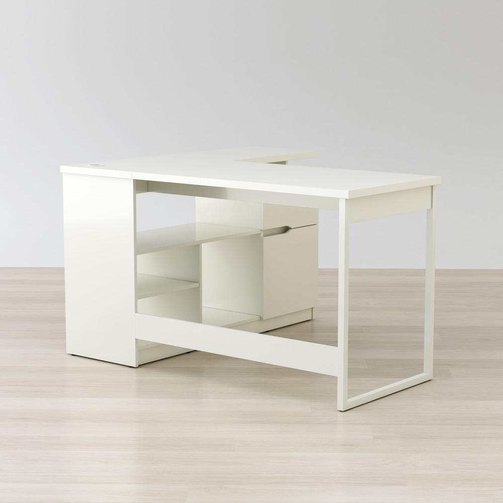 Lexi 55" L-Shaped Corner Desk. Picture 9
