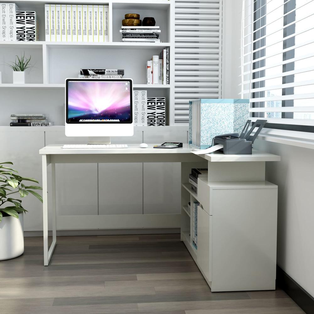 Lexi 55" L-Shaped Corner Desk. Picture 3