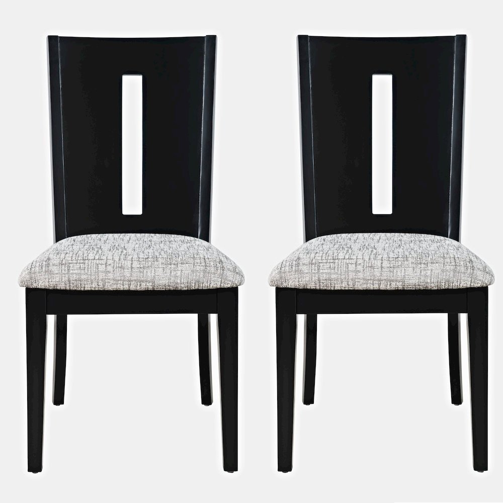 Urban Icon Contemporary Slotback Upholstered Dining Chair (Set of 2). Picture 1
