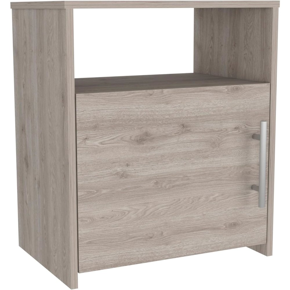 Nordico Nightstand Light Gray MDF. Picture 1