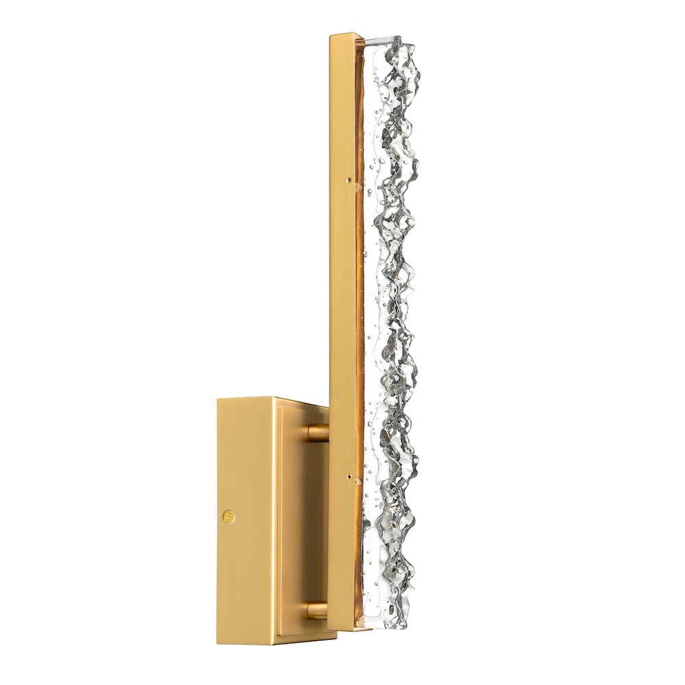 Stagger Integrated LED Brass Wall Light. Picture 1