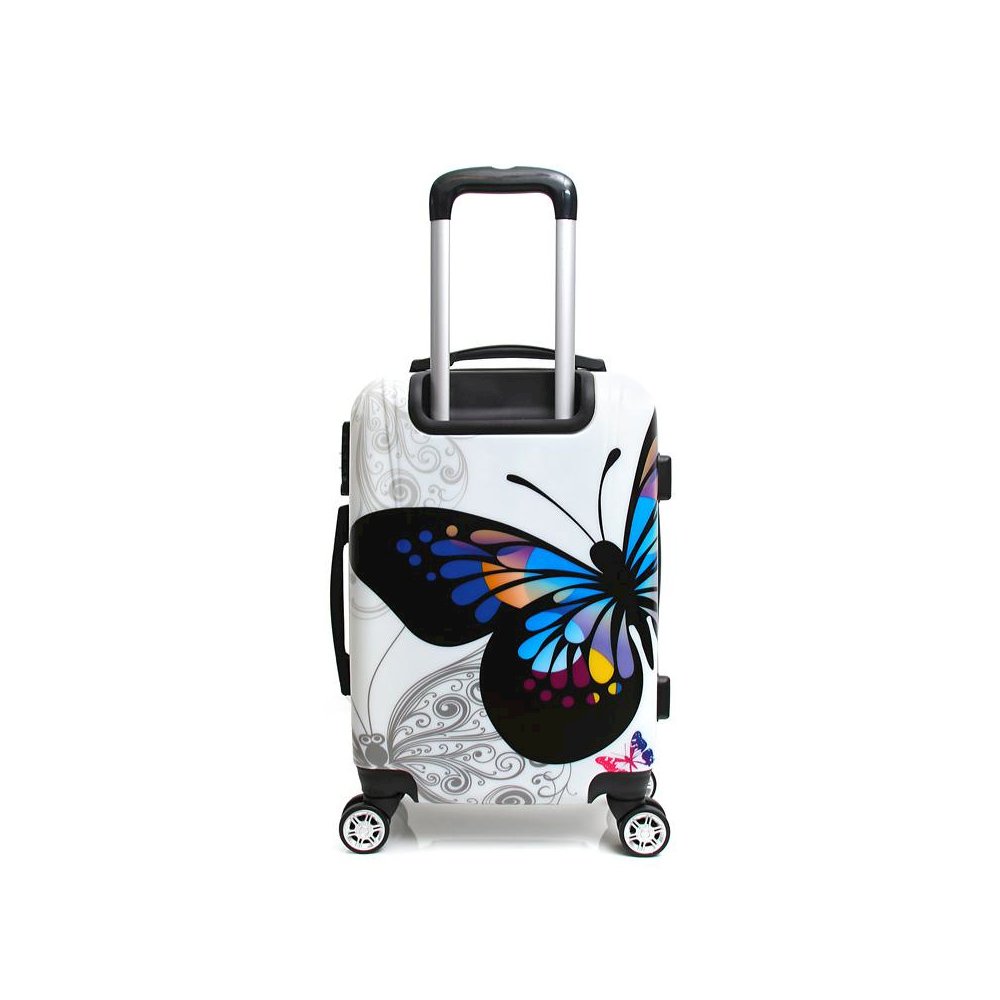 InUSA Prints Lightweight Hardside Spinner 24 inch Butterfly. Picture 1