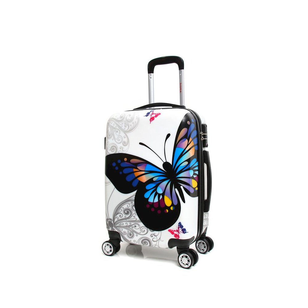 InUSA Prints Lightweight Hardside Spinner 20 inch Butterfly. Picture 3