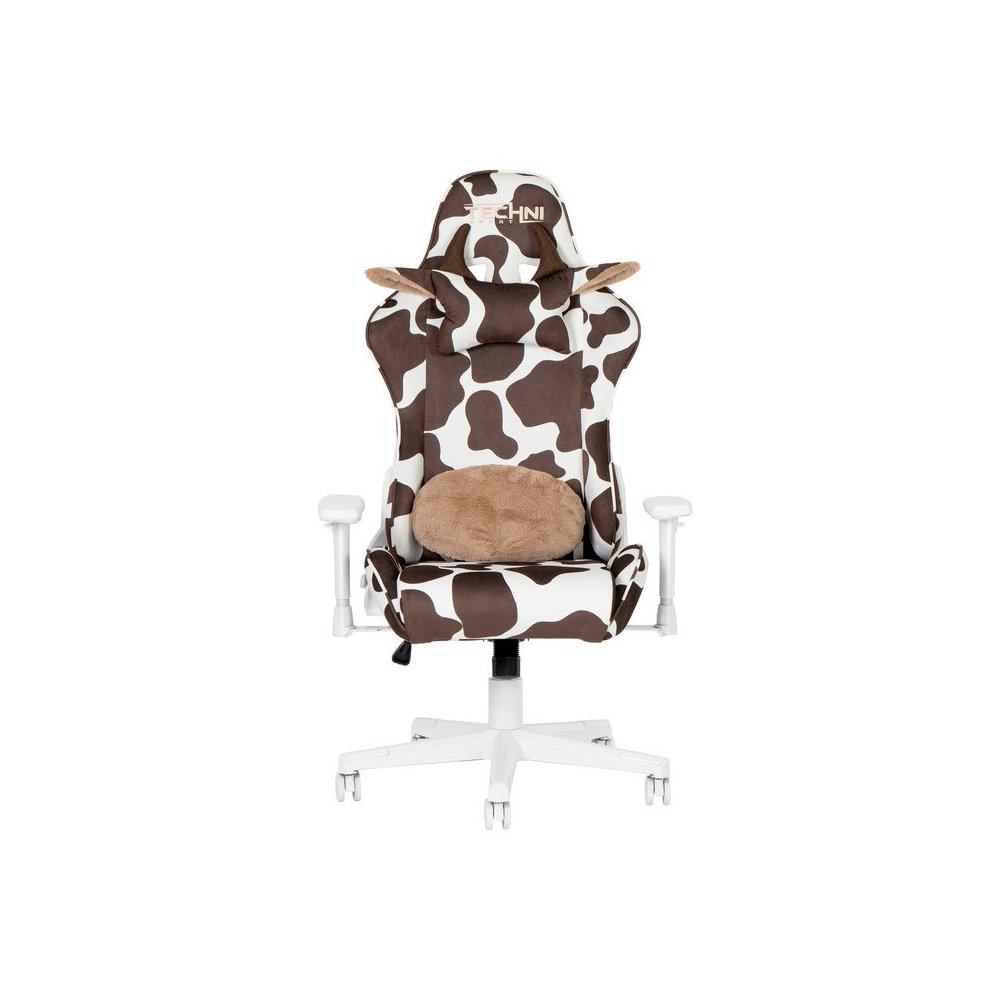 TS85 Brown COW Series Gaming Chair. Picture 3