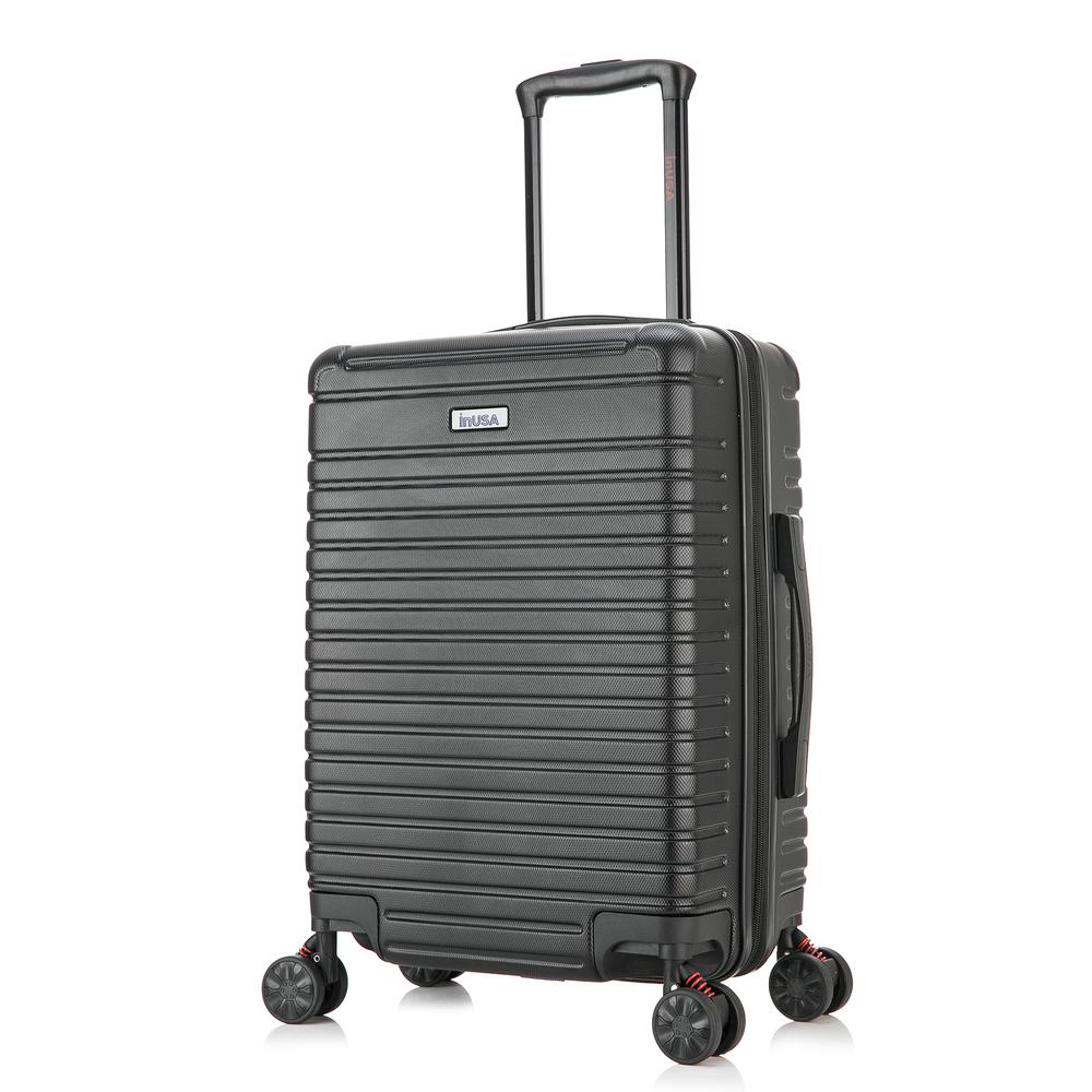 InUSA Deep lightweight hardside spinner 24 inch Black. Picture 2