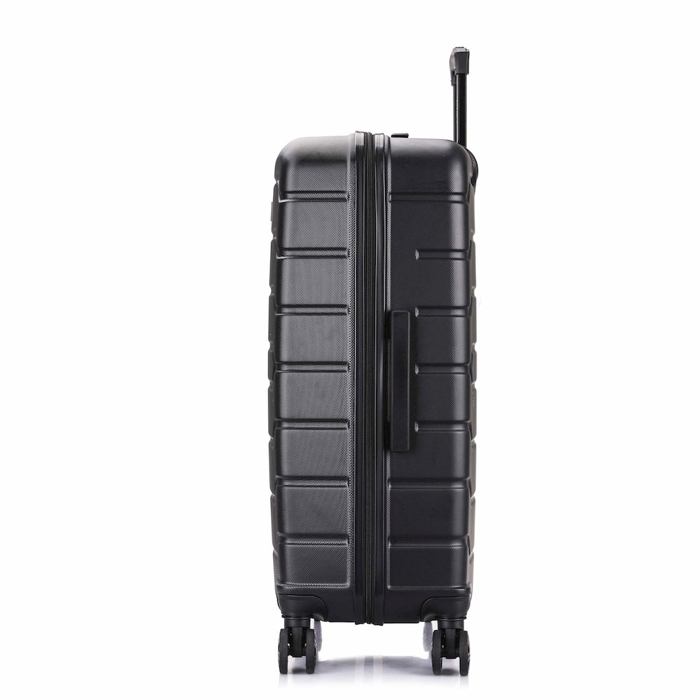 InUSA Trend lightweight hardside spinner 3 piece luggage set  20'',24'', 28'' Black. Picture 5