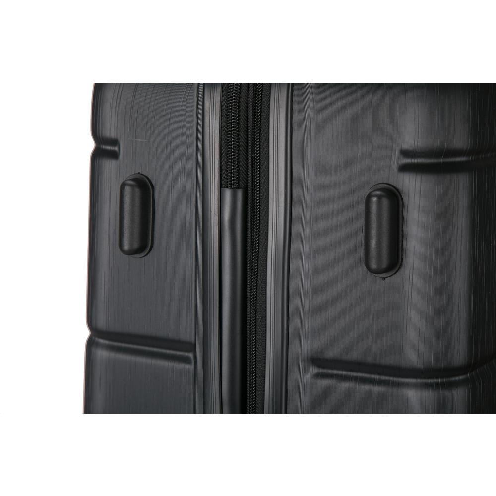 DUKAP Rodez Lightweight Hardside Spinner 24 inch Black. Picture 4