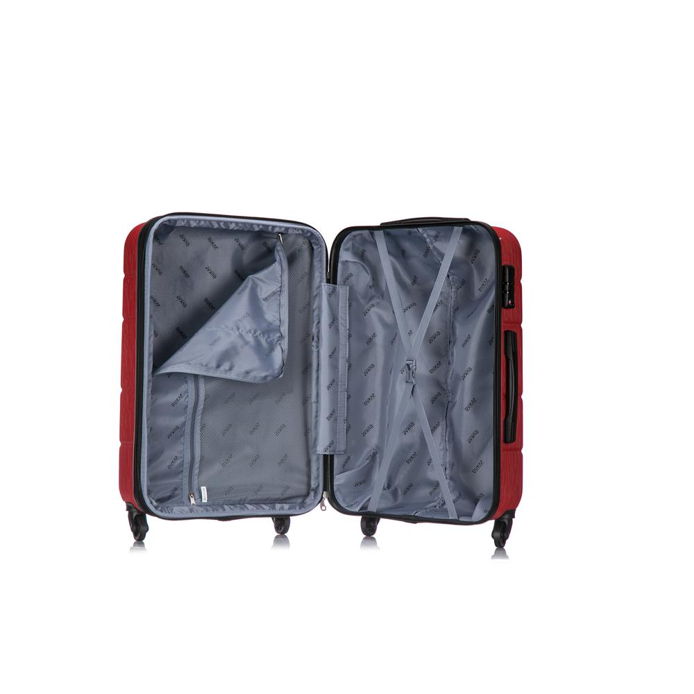 DUKAP Rodez Lightweight Hardside Spinner 24 inch Red. Picture 3