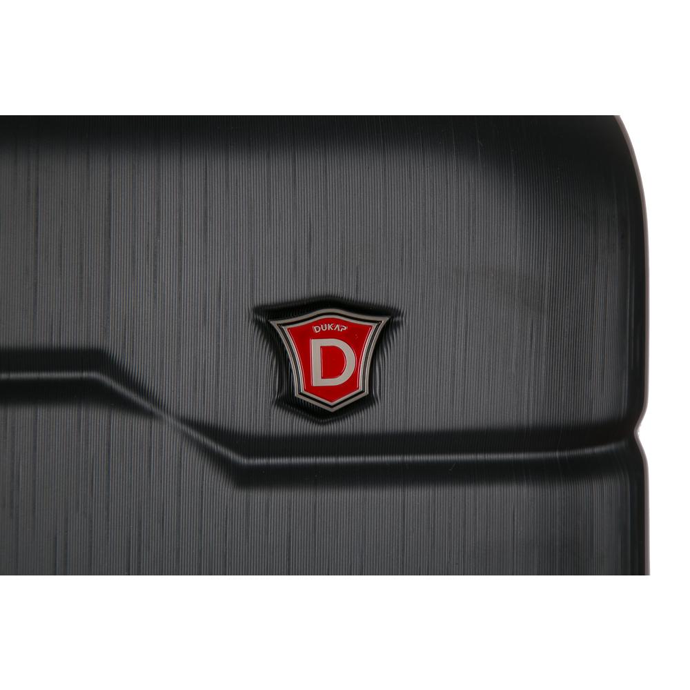DUKAP Rodez Lightweight Hardside Spinner 24 inch Black. Picture 12
