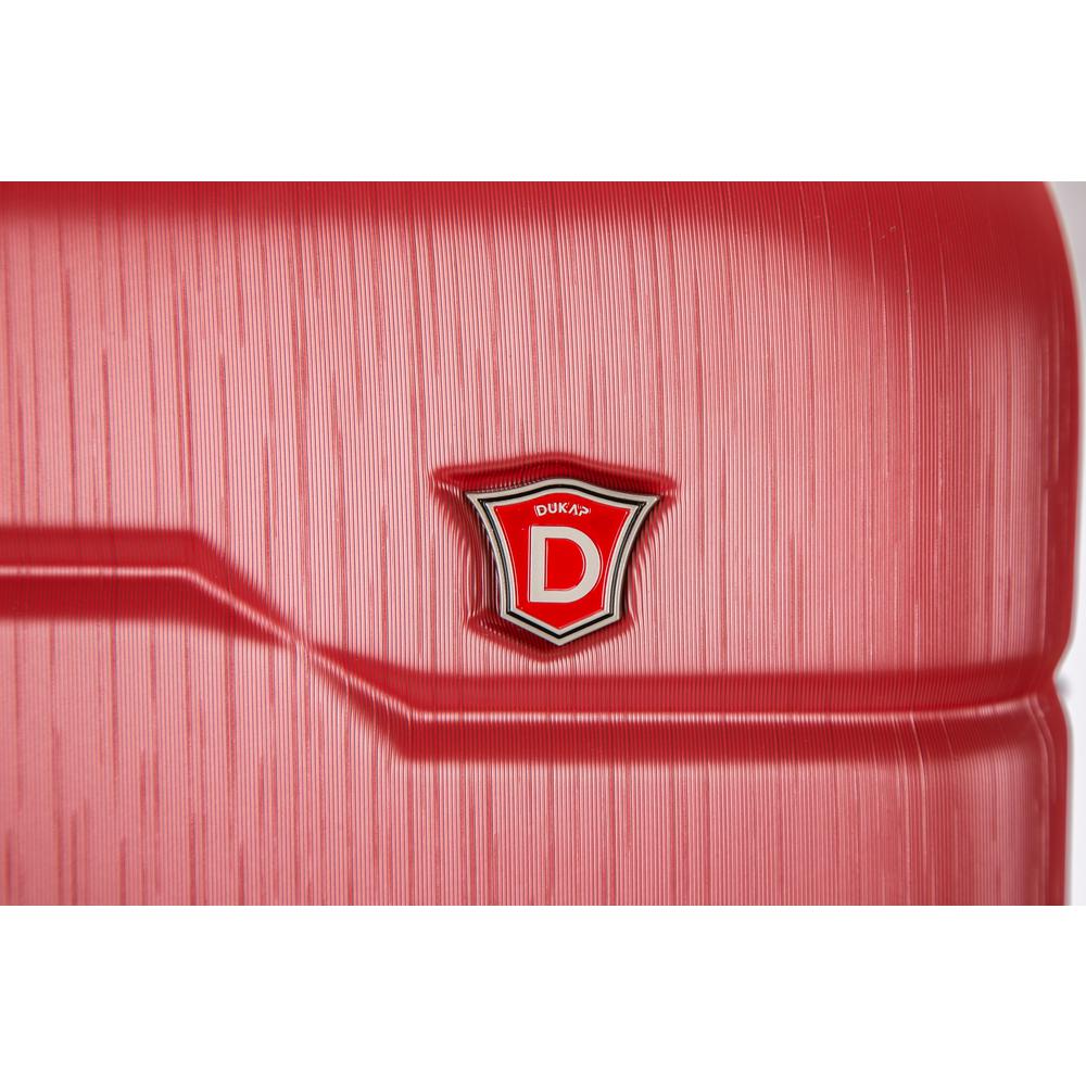 DUKAP Rodez Lightweight Hardside Spinner 24 inch Red. Picture 12