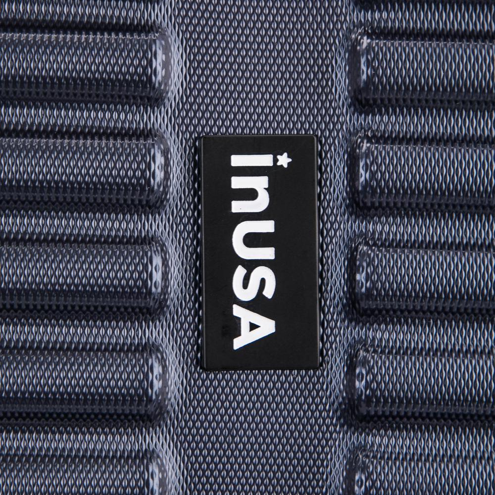InUSA Ally lightweight hardside spinner 24 inch Navy Blue. Picture 3
