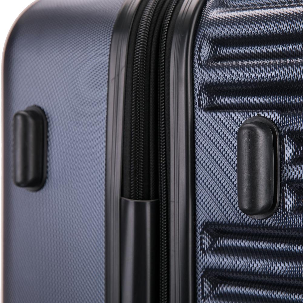 InUSA Ally lightweight hardside spinner 24 inch Navy Blue. Picture 5