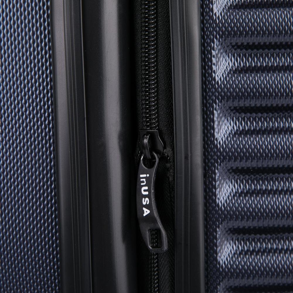 InUSA Ally lightweight hardside spinner 24 inch Navy Blue. Picture 9