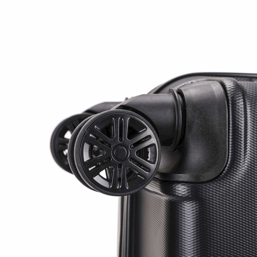 InUSA Trend lightweight hardside spinner 3 piece luggage set  20'',24'', 28'' Black. Picture 6