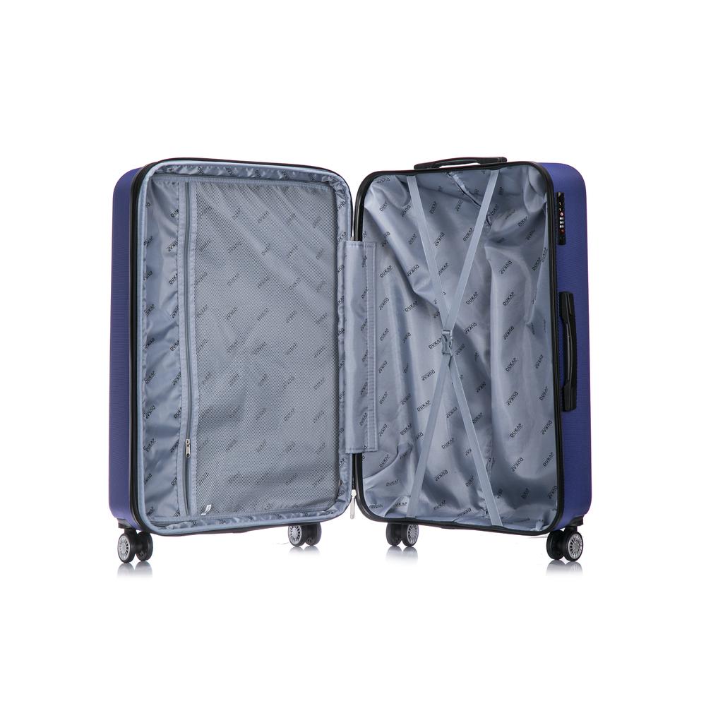 DUKAP Crypto Lightweight Hardside Spinner 32 inch Blue. Picture 3