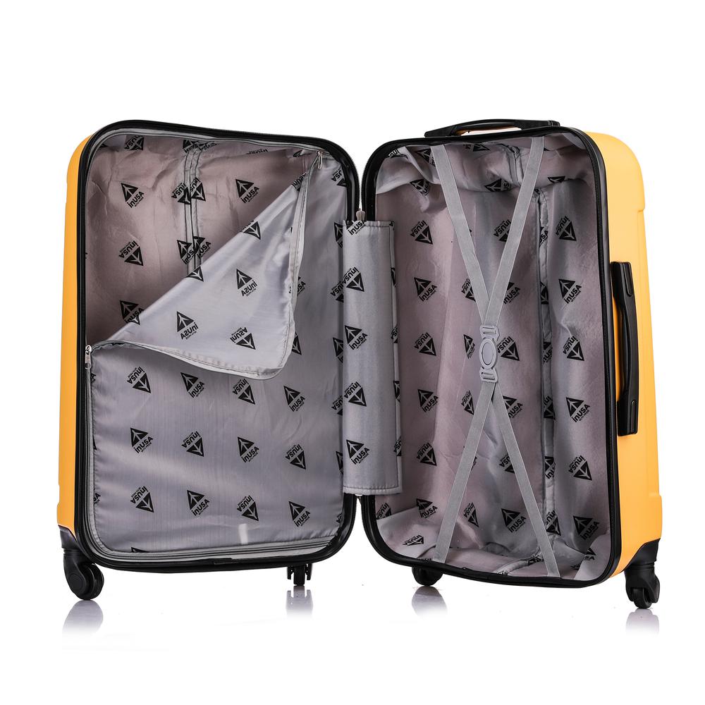 InUSA Pilot lightweight hardside spinner 28'' Mustard. Picture 2