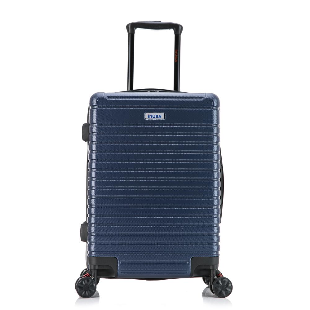 InUSA Deep lightweight hardside spinner 28 inch Blue. Picture 1