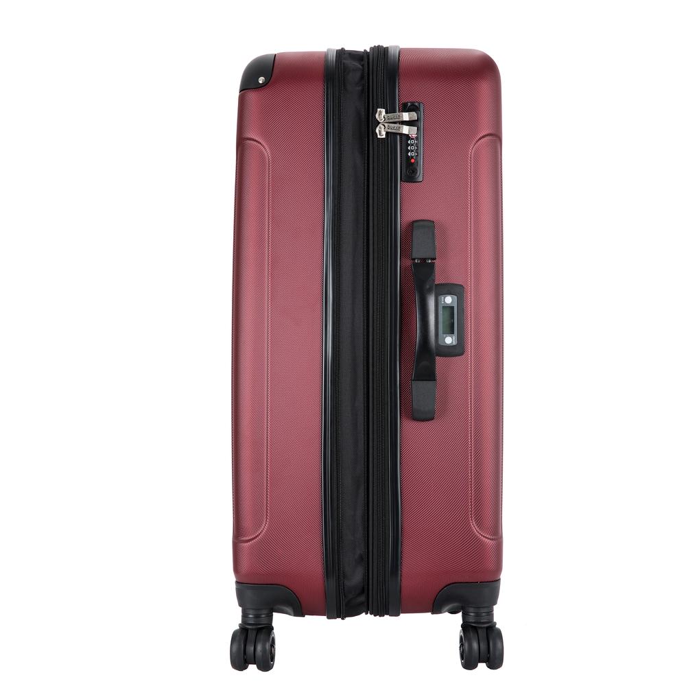DUKAP Intely Smart Hardside 2 piece set 20''/28'' with USB and integrated weight scale - Wine. Picture 7