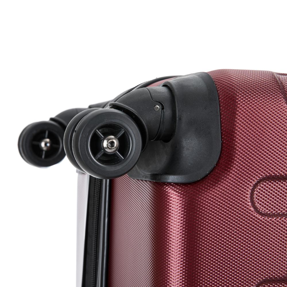 DUKAP Intely Smart Hardside 2 piece set 20''/28'' with USB and integrated weight scale - Wine. Picture 8