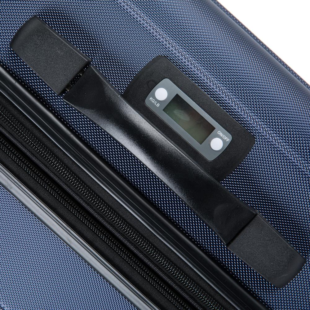 DUKAP Intely Smart Hardside 2 piece set 20''/28'' with USB and integrated weight scale - Blue. Picture 6