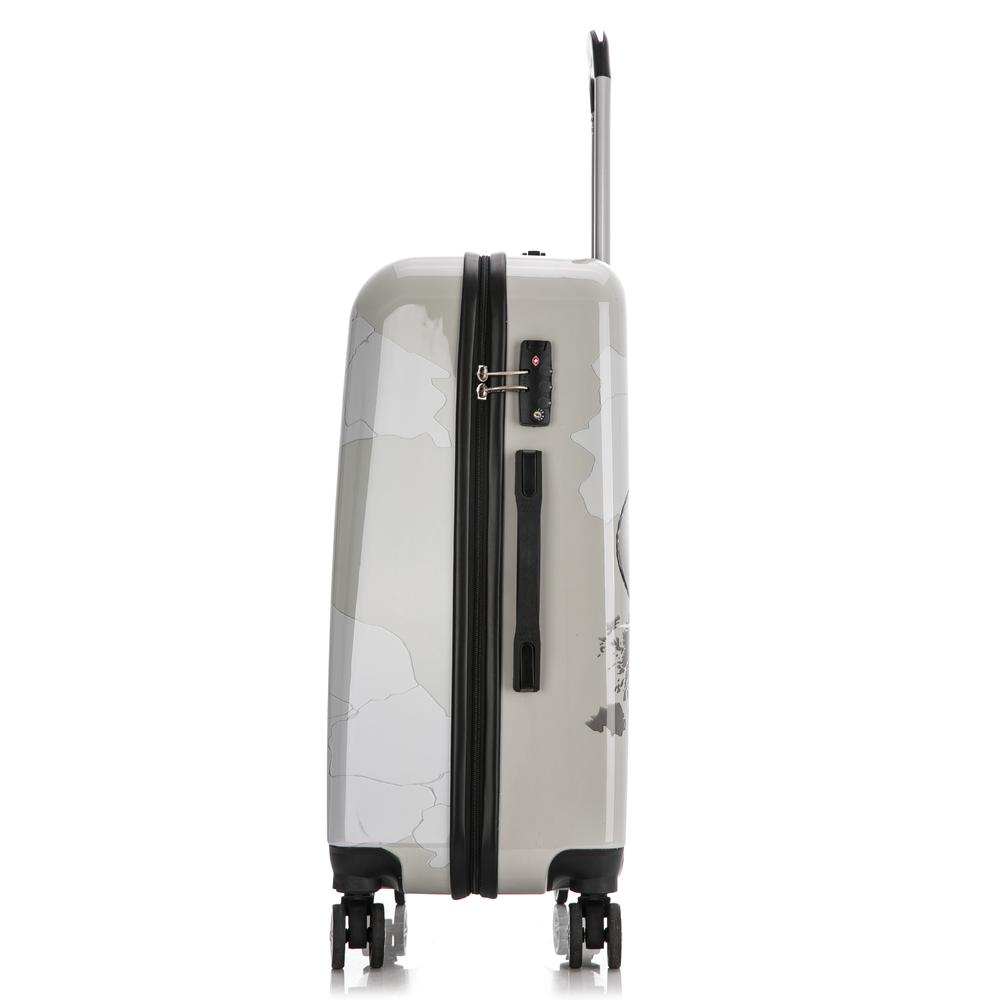 InUSA Prints Lightweight Hardside Spinner 24 inch World. Picture 3