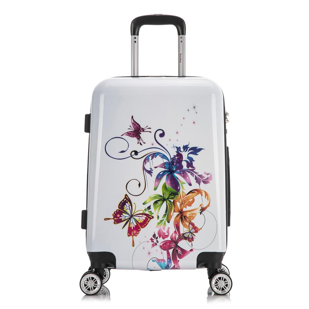 InUSA Prints Lightweight Hardside Spinner 20 inch Fusion. Picture 1