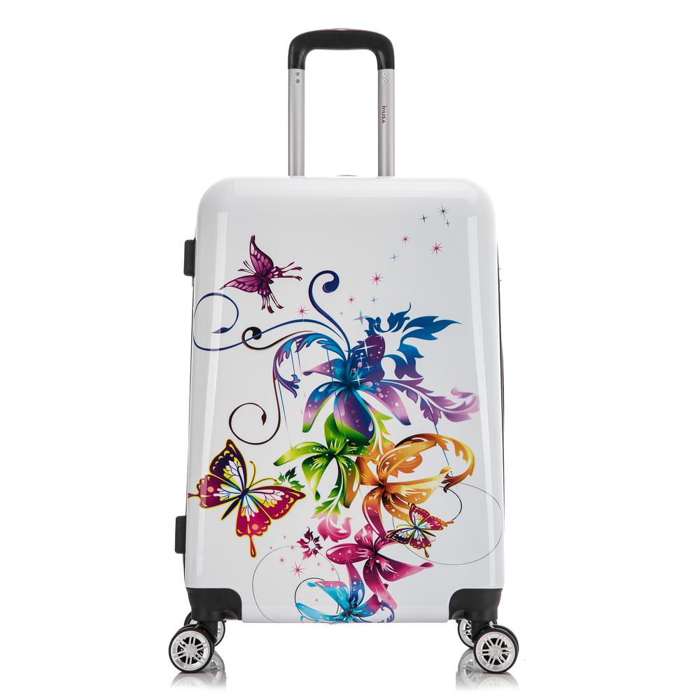 InUSA Prints Lightweight Hardside Spinner 24 inch Fusion. Picture 1