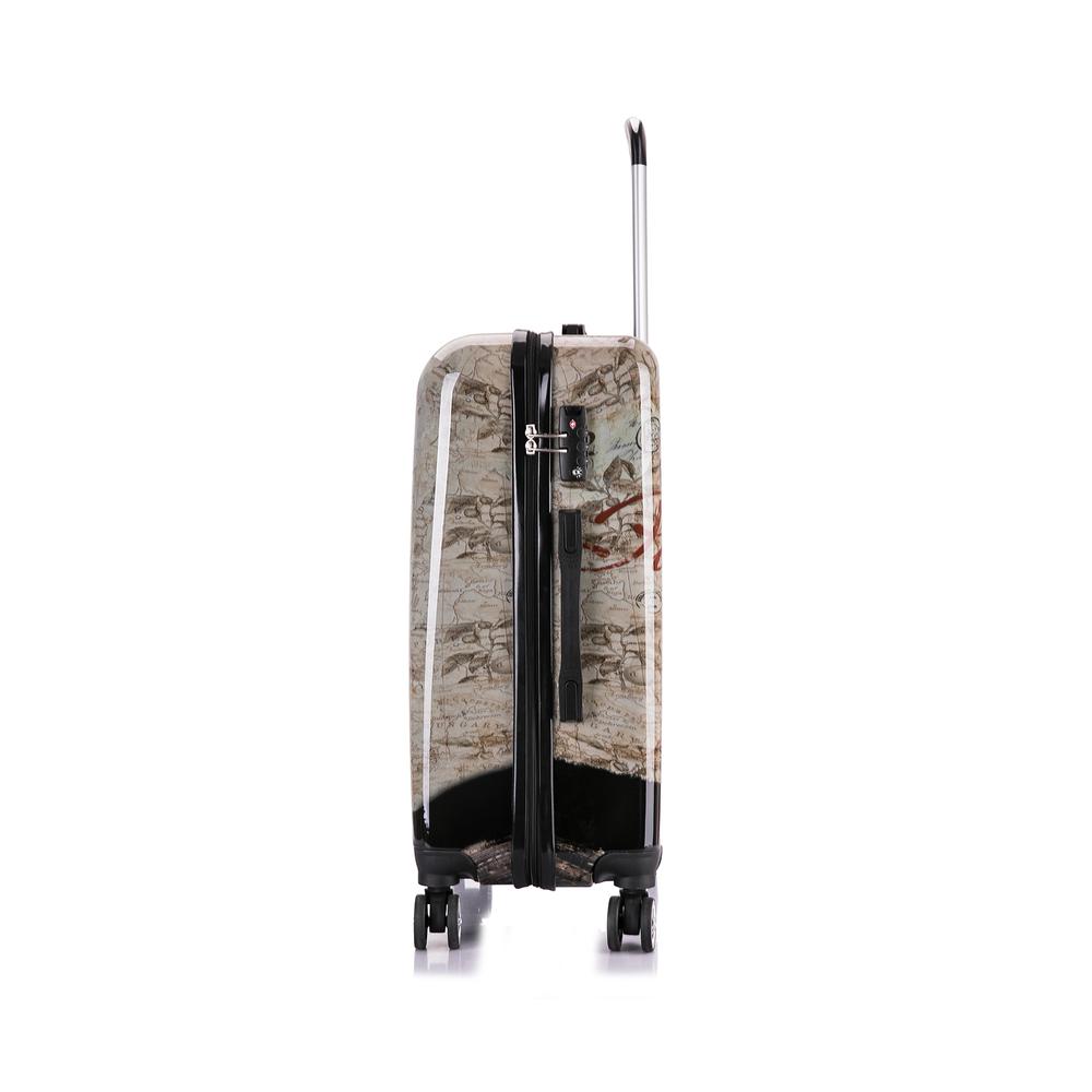 InUSA Prints Lightweight Hardside Spinner 24 inch Paris. Picture 3