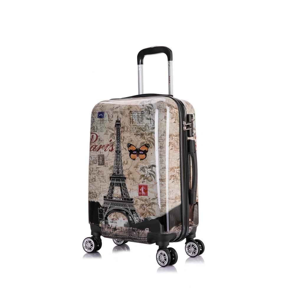 InUSA Prints Lightweight Hardside Spinner 20 inch Paris. Picture 2