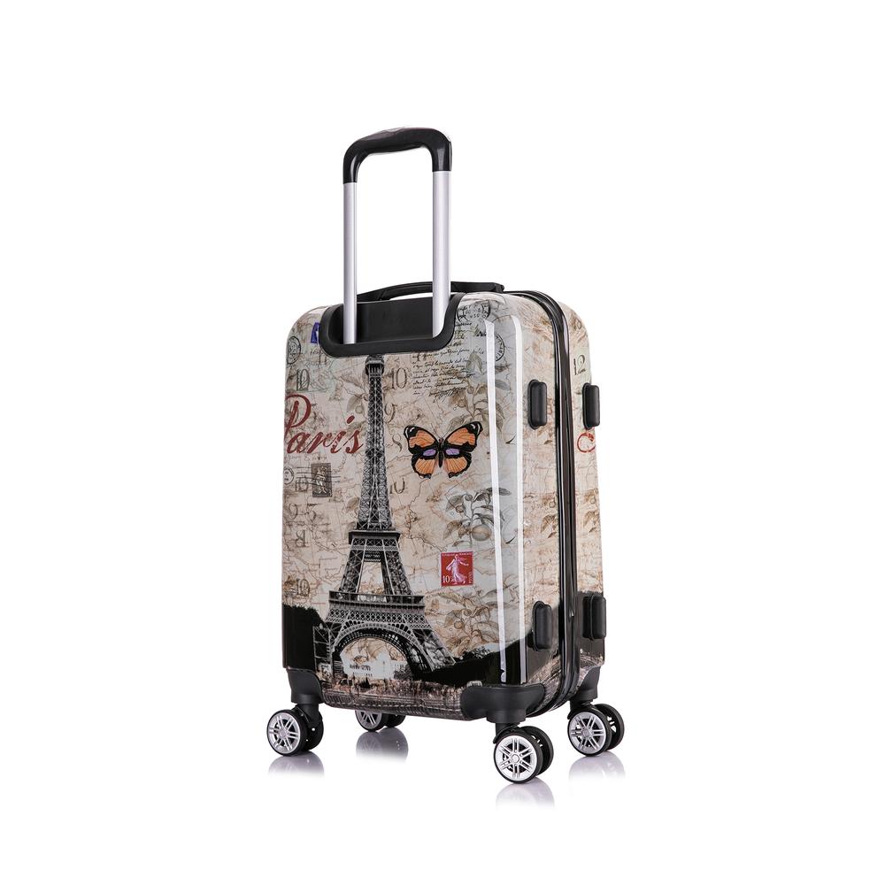 InUSA Prints Lightweight Hardside Spinner 20 inch Paris. Picture 5