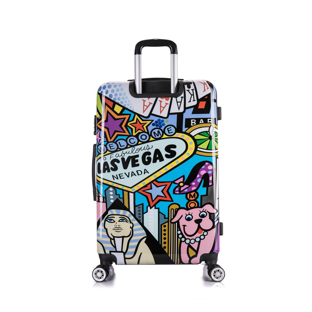 InUSA Prints Lightweight Hardside Spinner 28 inch Lasvegas. Picture 3