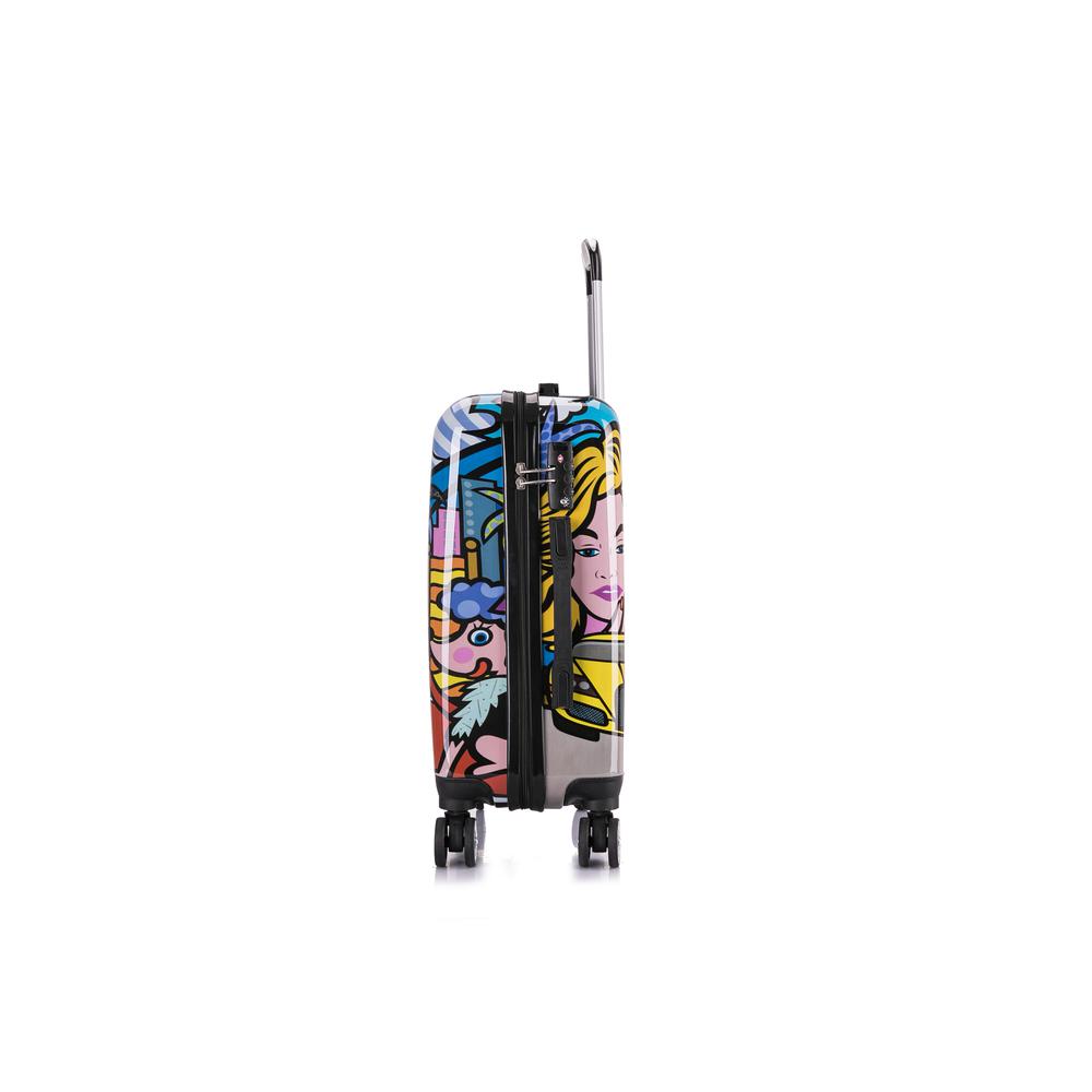 InUSA Prints Lightweight Hardside Spinner 20 inch Hollywood. Picture 2