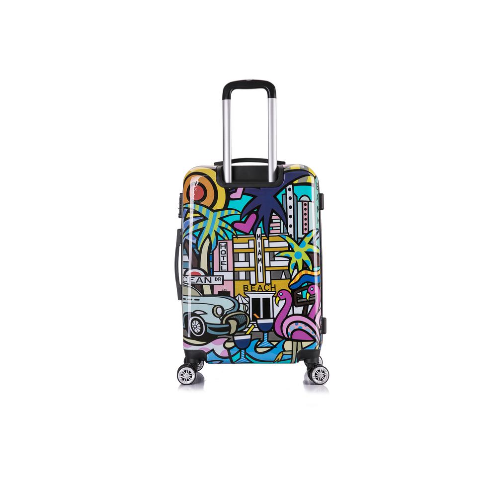InUSA Prints Lightweight Hardside Spinner 24 inch Miami. Picture 3