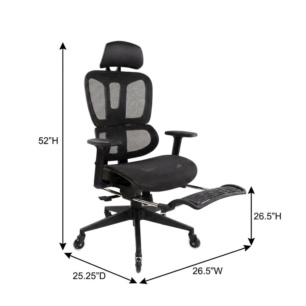 Ergonomic Reclining Office and Gaming Chair with Lumbar Support for Comfort. Picture 5