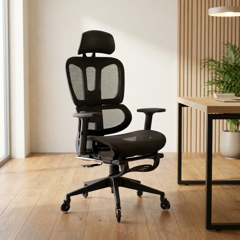 Ergonomic Reclining Office and Gaming Chair with Lumbar Support for Comfort. Picture 2