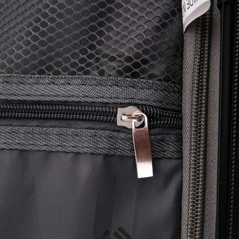 InUSA Prints Lightweight Hardside Spinner 3 Piece Set 20'',24'',28'' Black Butterfly. Picture 10