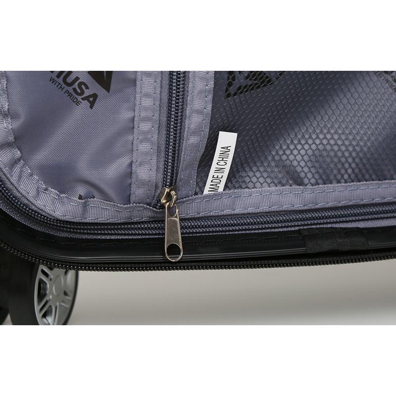 InUSA Prints Lightweight Hardside Spinner 3 Piece Set 20'',24'',28'' Butterfly. Picture 9