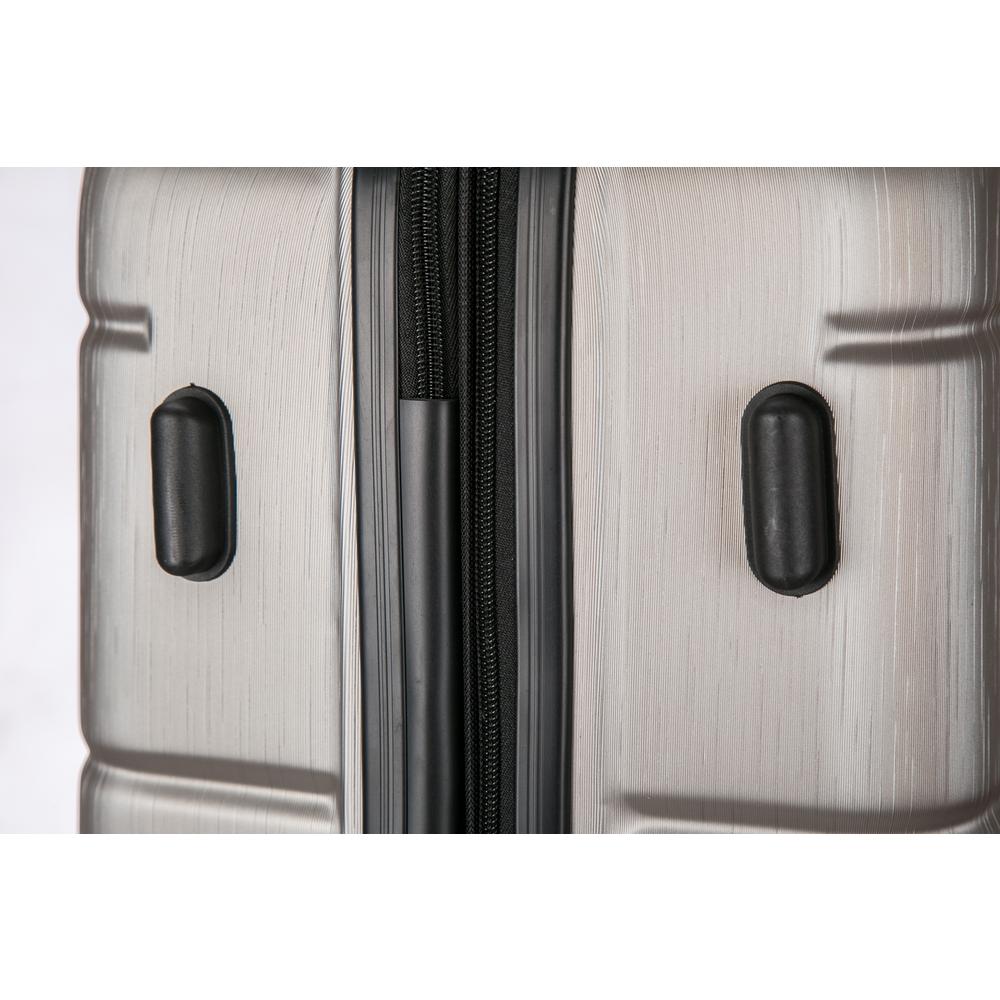 DUKAP Rodez Lightweight Hardside 3 piece set 20''/24''/28'' Silver. Picture 6
