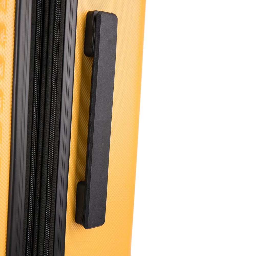 InUSA Ally lightweight hardside spinner 24 inch Mustard. Picture 2